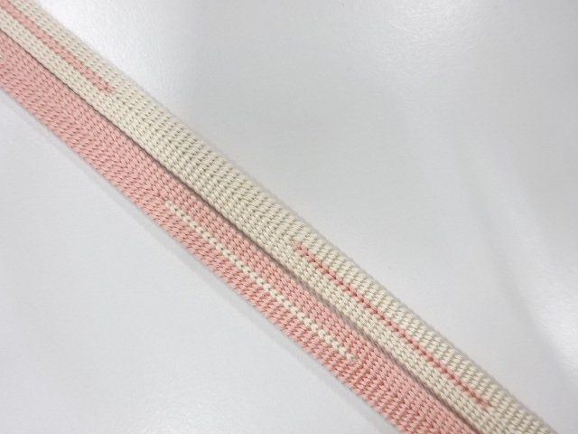  未使用品　正絹　帯留め用　手組三分紐